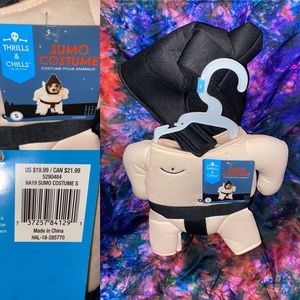 Sumo wrestler pet costume dog cat size small